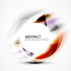 Modern shiny blurred swirl template