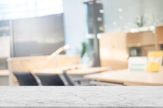 Businessmen blur in the workplace.