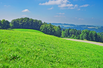 Nature in Turbenthal at Winterthur in Zurich canton of Switzerland