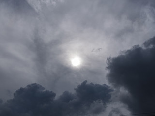 Fototapeta premium Gray Clouds Before Rain