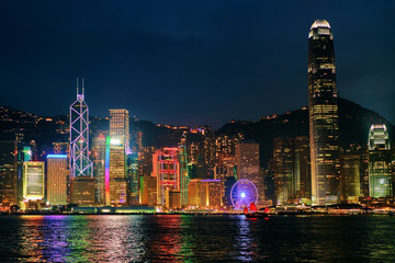 Skyline at Victoria Harbor Hong Kong