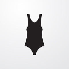 swim suit icon illustration