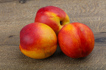Bright vivid nectarines