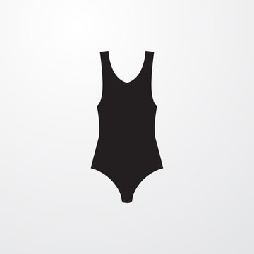 swim suit icon illustration
