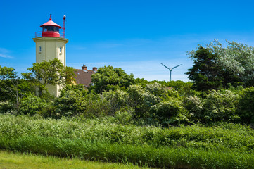 Leuchtturm bei Westermarkelsdorf auf Fehmarn
