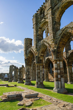 Whitby Abbey in North Yorkshire the UK