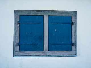 detalle de ventana cerrada en Stein am Rhein, Suiza, verano de 2016 OLYMPUS DIGITAL CAMERA
