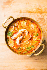 Spicy prawn soup