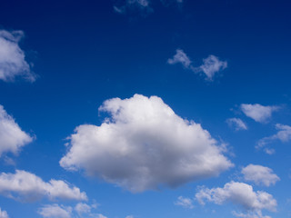 Clear Cloud in The Blue Sky