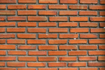 red brick wall