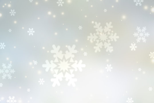 Christmas background with snowflakes 