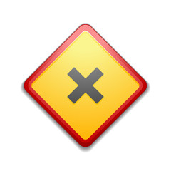 Irritant hazard sign