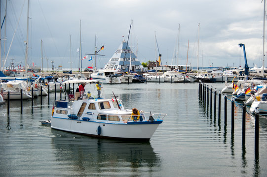 Segelhafen Marina an der Ostsee