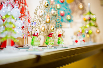 Small Glass Christmas Tree Toys
