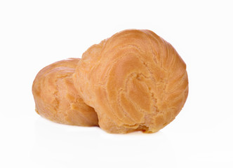   eclairs isolated on white background