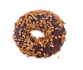 donuts on white background