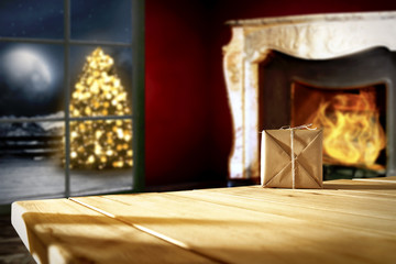 christmas table place 