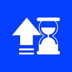 Download sign. Load icon. Load system. Data load. Loading bar. Froze computer. Load icon. Vector stock illustration.