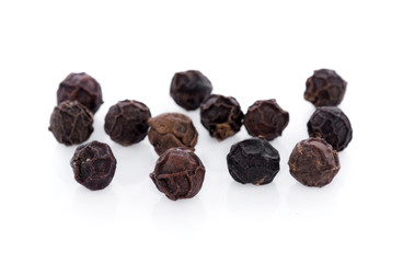 pepper corn on white background