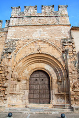 Fototapeta na wymiar Eglise du Monastère royal de Santes Creus, Catalogne, Espagne, 