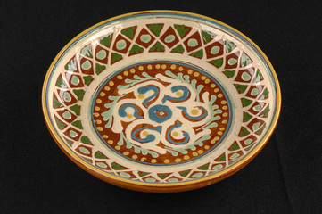 oriental antique ceramic plate