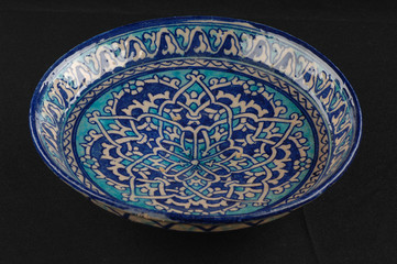oriental antique ceramic plate
