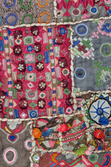 Rajasthani textile embroidery, Jaisalmer, Rajasthan, India
