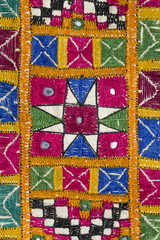 Rajasthani textile embroidery, Jodhpur, Rajasthan, India