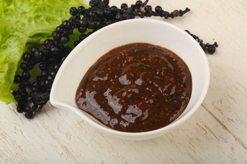 Black pepper sauce