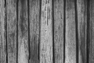 Naklejka premium weathered wood surface,Wooden background,black and white