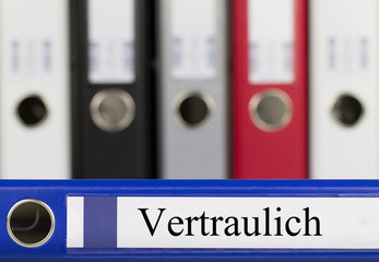 Vertraulich / Aktenordner