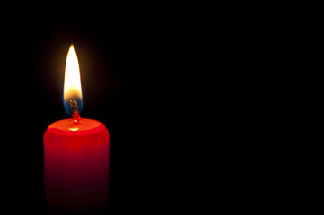 rote Kerze 