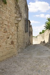Medieval path in Trujillo, Spain