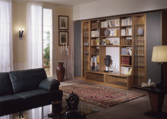 Ambiente con libreria