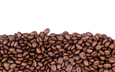 roasted coffee beans, can be used as a background