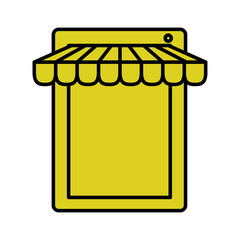 Tablet icon. Device gadget technology and electronic theme. Isolated design. Vector illustration