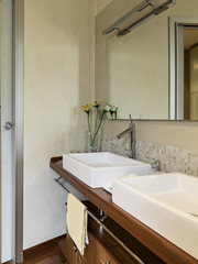 interior view of a modern bathroom