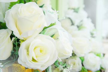 Artificial Flowers In the fresh flower decorations