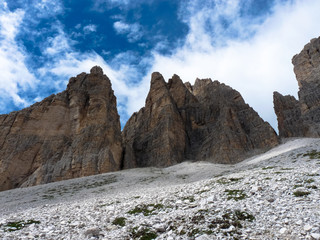 Tre Cime Di Lavaredo surroundings, Dolomites mountains, Italy