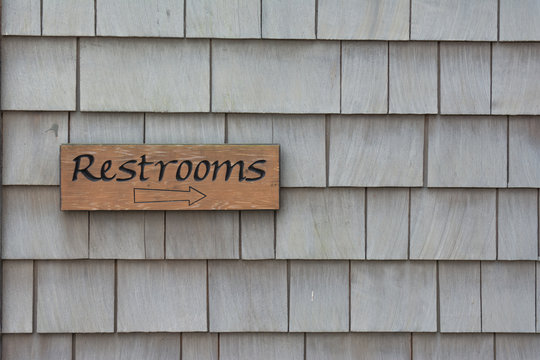 Restroom sign