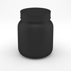 whey protein plastic jar 