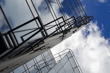 glass office building under sky