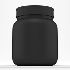 whey protein plastic jar 