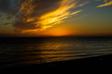 Fototapeta premium Coucher de soleil à royan