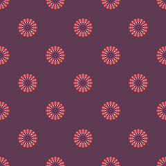 Ethnic floral seamless pattern