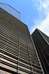Fototapeta na wymiar Edificios modernos para negocios finanzas