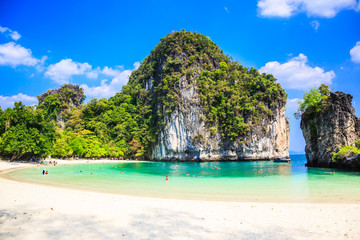Fototapeta premium Thailand. Krabi province. Hong Islands lagoon.