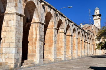 Al-Aqsa-Moschee auf dem Tempelberg in Jerusalem