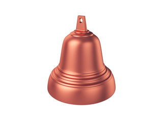 Bell Isolated on White Background, 3D rendering