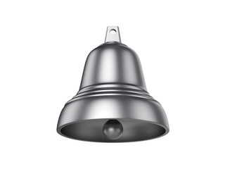 Bell Isolated on White Background, 3D rendering